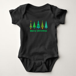 Fir Träd juldräkt Baby Tee Shirt