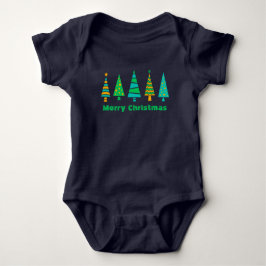 Fir Träd juldräkt Baby Tee Shirt