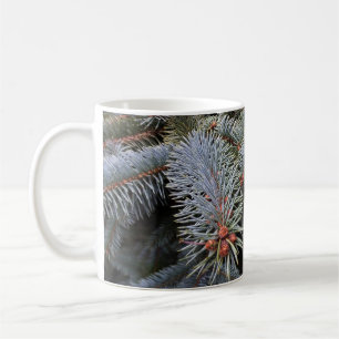 fir träd-knoppar kaffemugg
