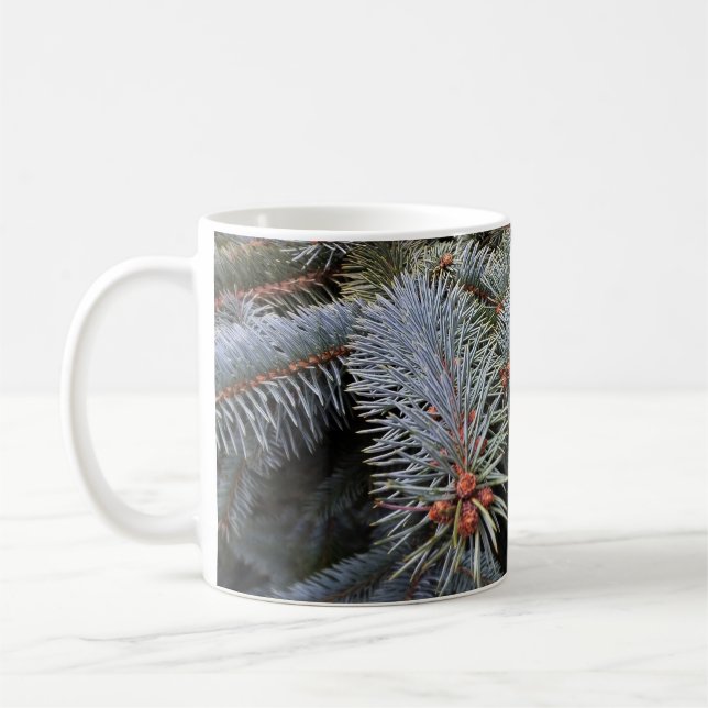 fir träd-knoppar kaffemugg (Vänster)