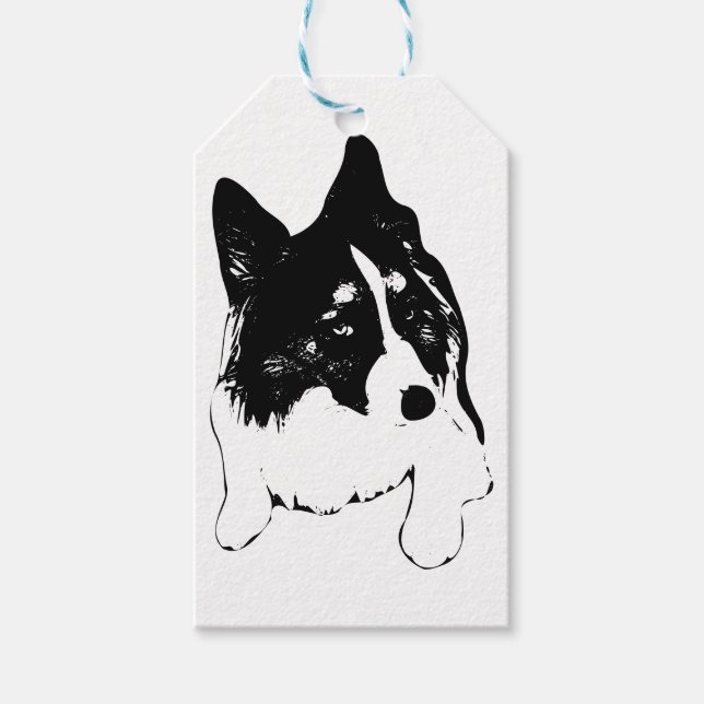 Fir-Twine Gift Märkre Presentetikett (Framsidan)