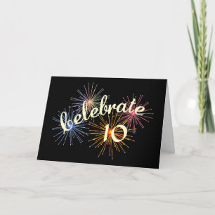 Fira 10-årsjubileum kort