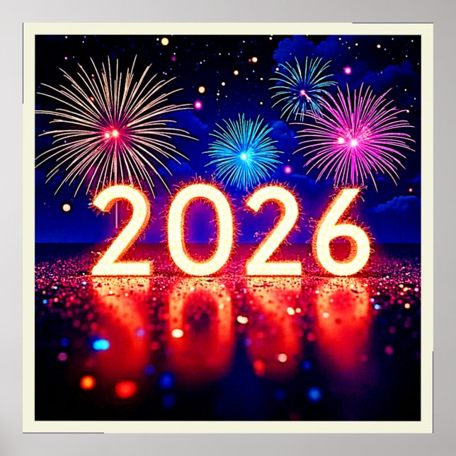 Fira 2026: Ljus framtid Gnist Design  Poster (Framsidan)
