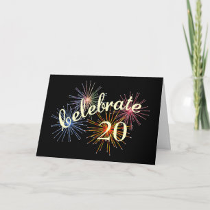 Fira 20-årsjubileum kort