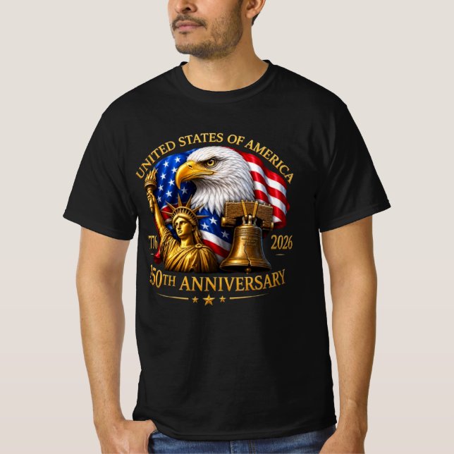 Fira 250 år av frihet! 🇺🇸 t shirt (Framsida)