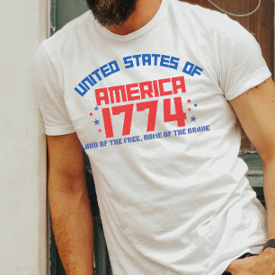 Fira 250-årsjubileet av USA:s självständighet patr T Shirt