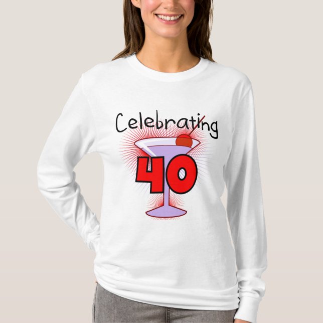Fira 40 Tshirts och gåvor (Framsida)