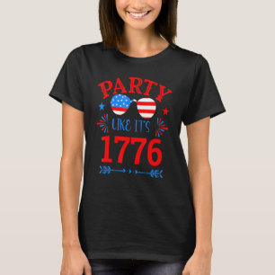 Fira 4 juli och 1776 självständighetsdag kul D T Shirt