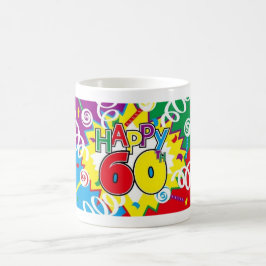 fira 60 unga år kaffemugg