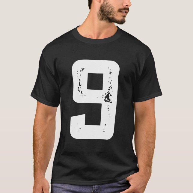 Fira 9 Glad Födelsedag Py Rolig Teckensnitt T Shirt (Framsida)