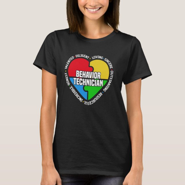 Fira ABA:s roll i autismmedvetenhet med T Shirt (Framsida)