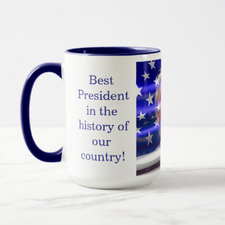 Fira America 250 och President Trump #19 Mugg