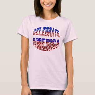 Fira America Flagga Quote Women's T-shirt