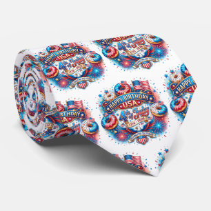 Fira Amerikas 250-årsdag med donut Slips
