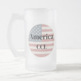 Fira Amerikas 250-årsjubileum Frostat Ölglas