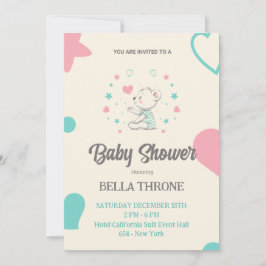 Fira ankomsten av ditt lilla mirakel! inbjudningar