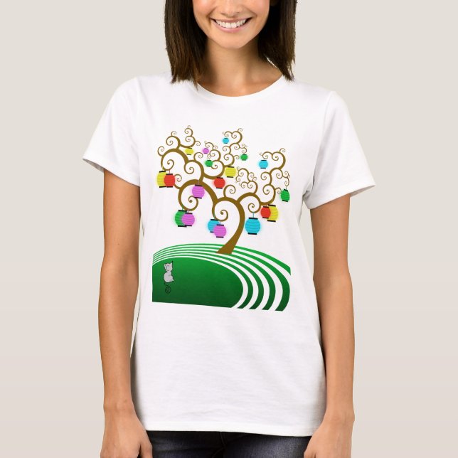 Fira året av råttan t shirt (Framsida)