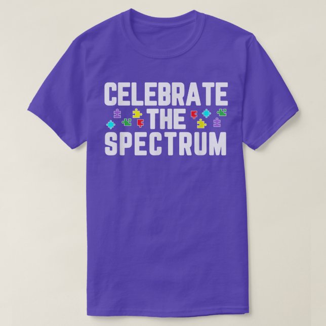 Fira Autism ADHD (Sptrum, neurodiversitet) T Shirt (Design framsida)