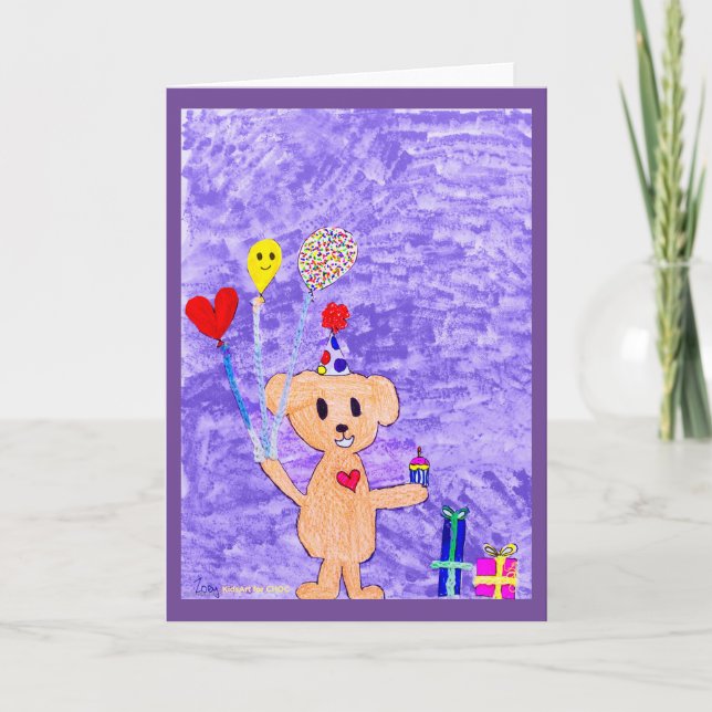 Fira - Barnkonst för CHOC Tack Kort (Framsida)