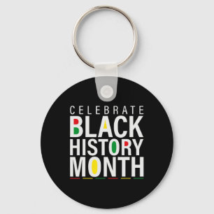 Fira Black History Month - Afrikanska medborgerlig Nyckelring