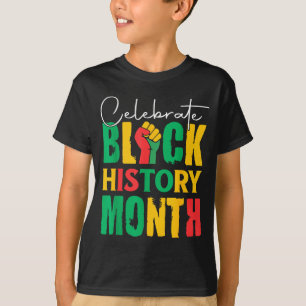 Fira Black History Month för män kvinnor barn _ T Shirt