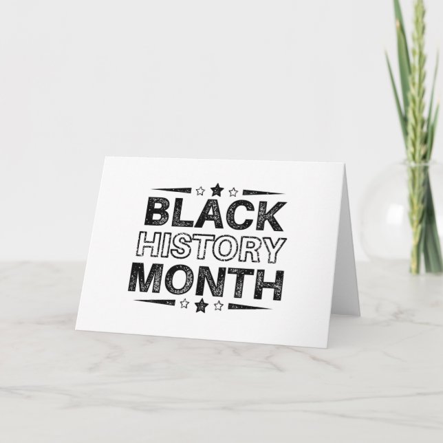 Fira Black History Month Kort (Framsida)