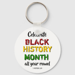 Fira Black History Month Nyckelring