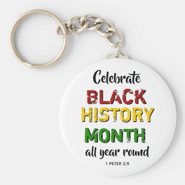 Fira Black History Month Nyckelring (Framsidan)