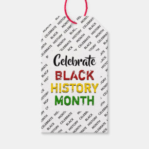 Fira Black History Month Presentetikett
