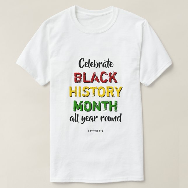 Fira Black History Month T Shirt (Design framsida)