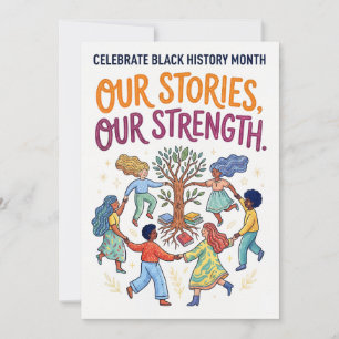 Fira Black History Month - Våra Berättelser Julkort