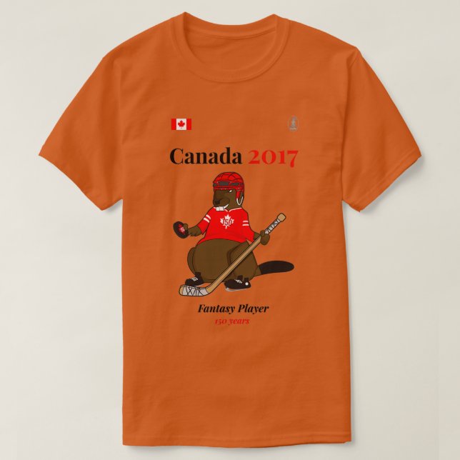 Fira Canada Day Canada 150 och Canada 2017 Fi T Shirt (Design framsida)