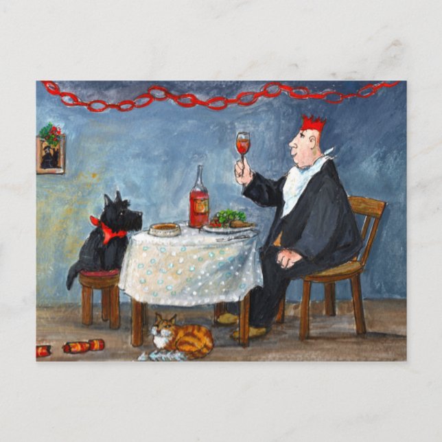 Fira Christmas. Helg Vykort (Framsida)