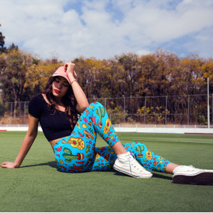 Fira Cinco de Mayo Levande Blå Leggings