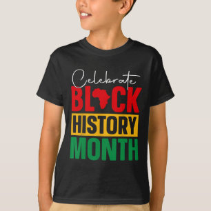 Fira den afrikanska svarta stoltheten under den sv t shirt