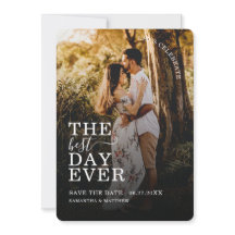 Fira den bästa dagen någonsin Spara datumfotona