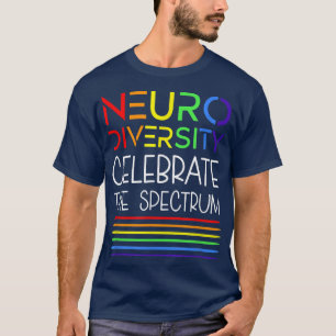 Fira den europeiska mångfalden och autismen i spek t shirt