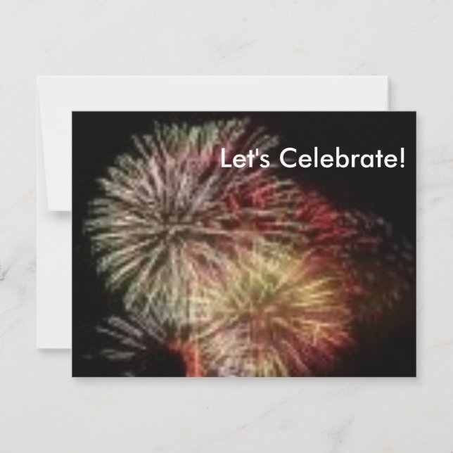 Fira den fjärde inbjudningar (Framsida)