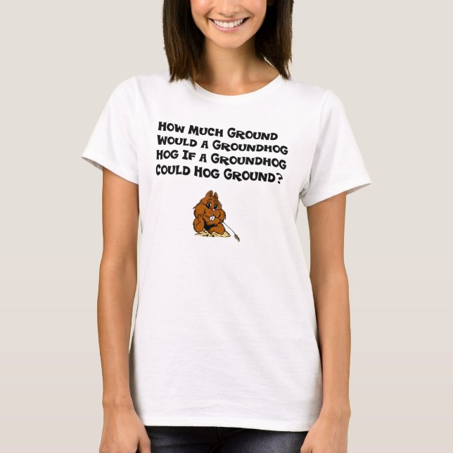 Fira den Groundhog dagen Tee (Framsida)