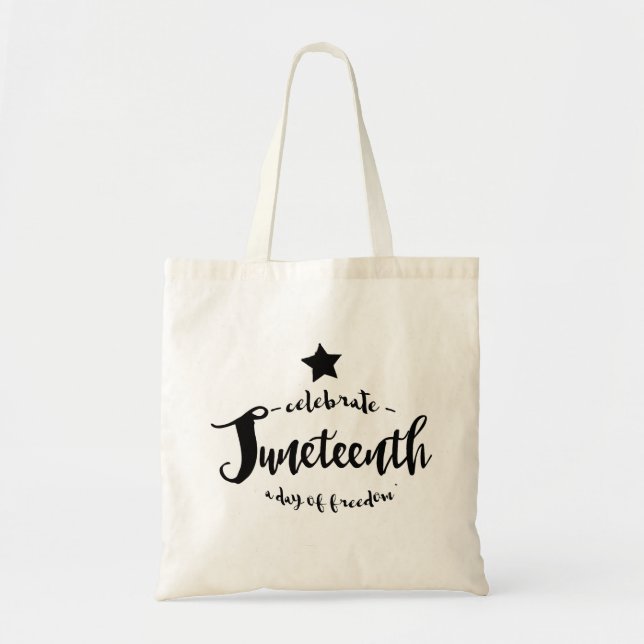 Fira den Juneteenth stjärnan Tygkasse (Framsidan)