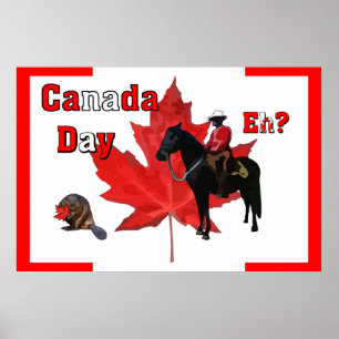 Fira den Kanada dagen Poster