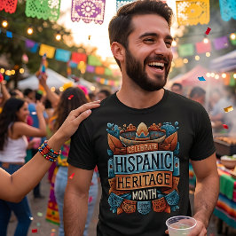 Fira den latinamerikanska kulturmånadens Fiesta Ba T Shirt
