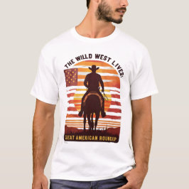 Fira det Westerna pridet med den Underbara amerika T Shirt