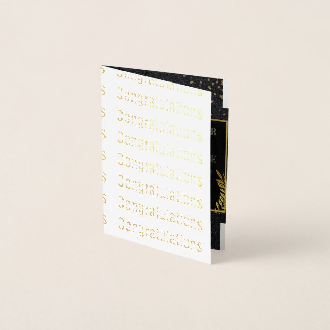 Fira din framgång folierat kort (Framsida)