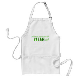 Fira din hälsa Vegan Stil Förkläde