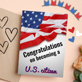 Fira dina nya Grattisar för medborgarskap i USA Kort