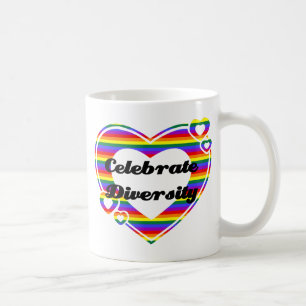 Fira Diversity Mörk Text Kaffemugg