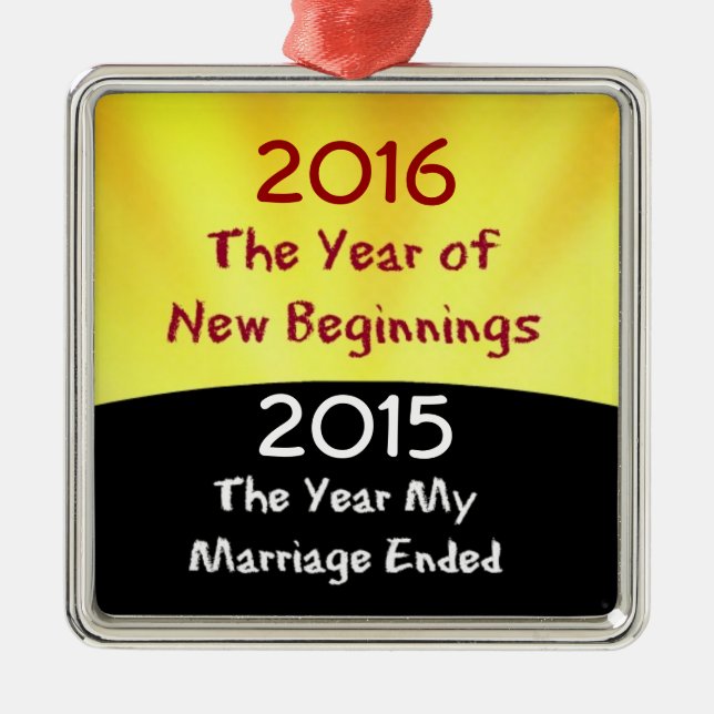 Fira Divorce Julgransprydnad Metall (Framsidan)