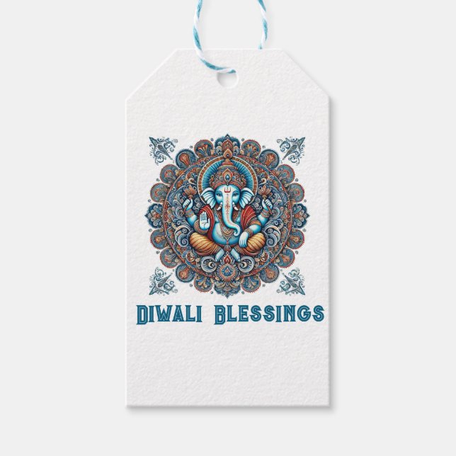Fira Diwali Presentetikett (Framsidan)
