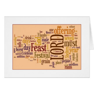 Fira festmåltiden hälsningskort